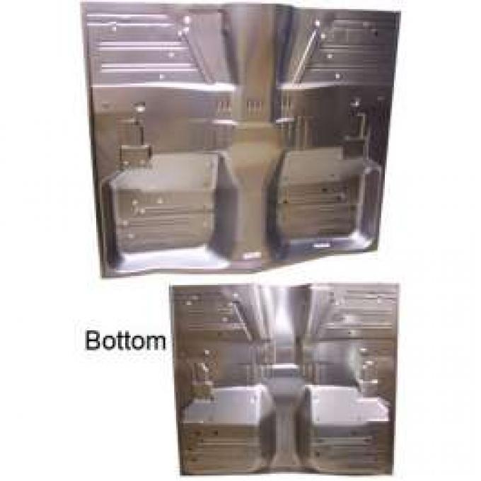 thumbnail image 2 of 1959-1960 Chevy Impala Floor Pans | Front & Rear Set Die Stamped Steel USA Made 2 of 3