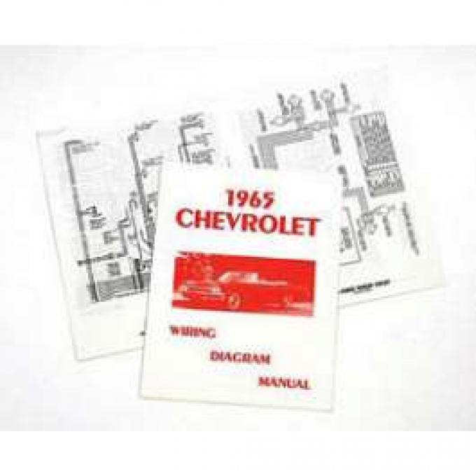 Full Size Chevy Wiring Harness Diagram Manual, 1965
