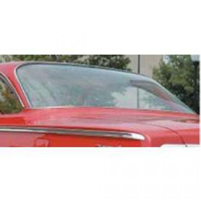 Full Size Chevy Rear Glass, Tinted, 2-Door Hardtop, Impala, 1961