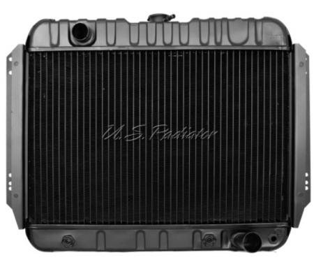 Full Size Chevy Radiator, Small Block with Air Conditioning, U.S. Radiator, 1967