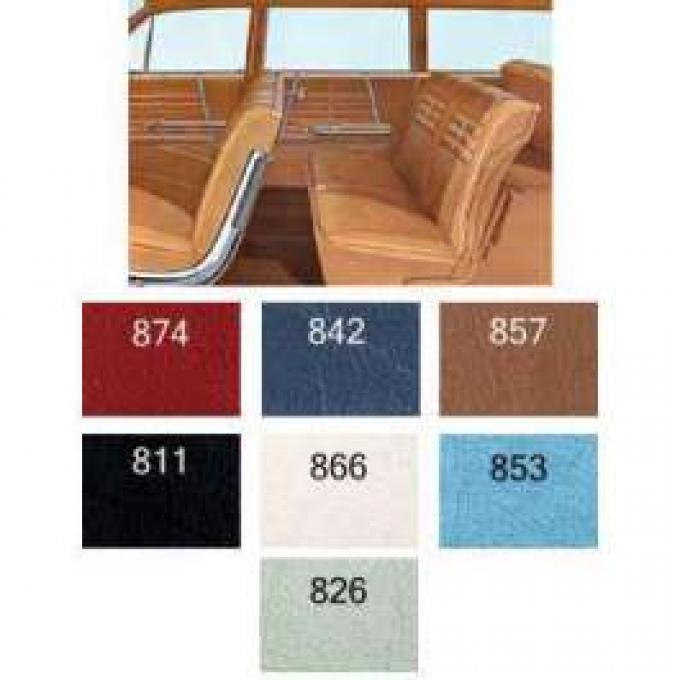 Full Size Chevy Seat Cover Set, 9-Passenger, Impala Wagon, 1964