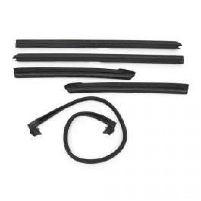 Full Size Chevy Roofrail Weatherstrip Set, Convertible, 1971-1975