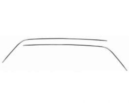 Full Size Chevy Drip Rail Moldings, Impala & Impala SS 2-Door Hardtop, 1962-1964