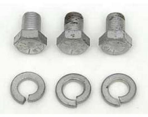 Full Size Chevy Harmonic Balancer Pulley Bolts, Small Block, 1958-1972