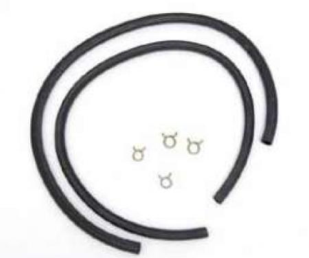 Full Size Chevy Heater Hose Kit, With Clamps, 1965-1970