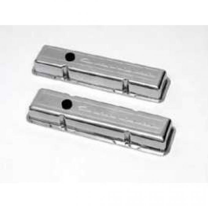 Full Size Chevy Custom Valve Covers, Billet Aluminum, Small Block, 1958-1972