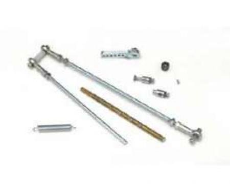 Full Size Chevy Progressive Throttle Linkage Kit, 3 x 2-Barrel, 1958-1961