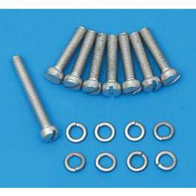 Full Size Chevy Carburetor Screw & Washer Set, 2-Barrel, 1958-1961