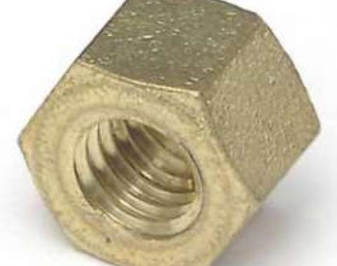 Full Size Chevy Exhaust Manifold Brass Nut, 1958-1972