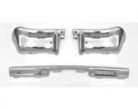 Full Size Chevy Rear Bumper Assembly, Except Wagons, 1963
