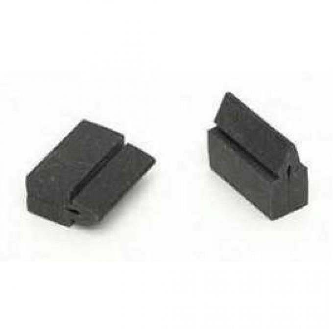 Full Size Chevy Front Door Bumpers, 4-Door Hardtop, 1958-1957, 1966-1967