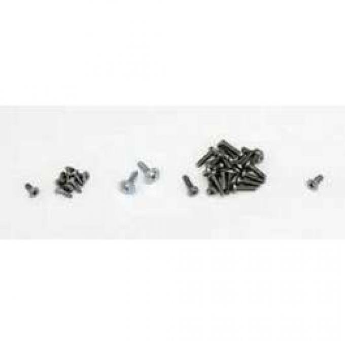 Full Size Chevy Exterior Trim Screw Set, Impala, 1958