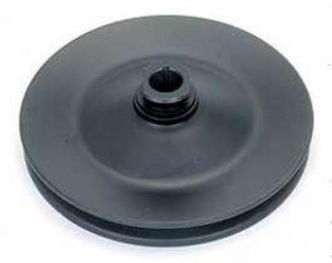 Full Size Chevy Power Steering Pump Pulley, Single Groove, 1958-1972