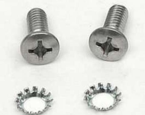Full Size Chevy Convertible Top Latch Handle Screws, 1958-1960