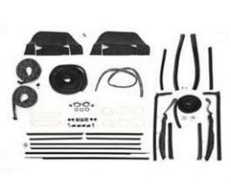 Full Size Chevy Weatherstrip Kit, Convertible, Impala, 1962