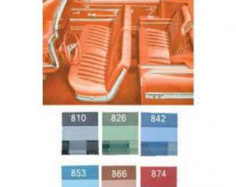 Full Size Chevy Seat Cover Set, Impala Convertible, 1959