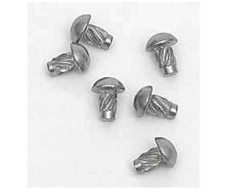 Full Size Chevy Generator, Alternator & Starter ID Tag Rivet Set, 1958-1960