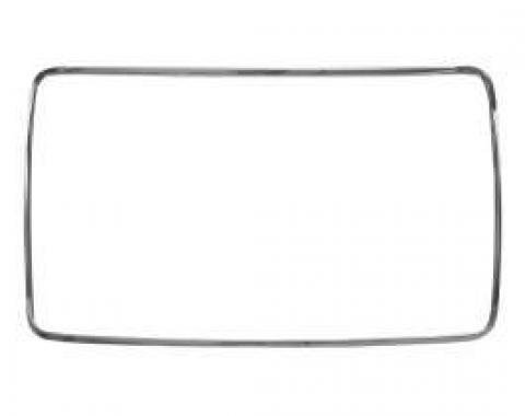 Full Size Chevy Rear Window Molding Set, Stainless Steel, 2-Door Hardtop, Impala, 1965-1966