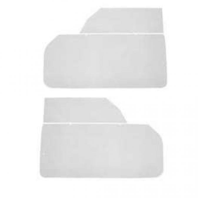 Full Size Chevy Door & Rear Quarter Panel Mylar Water Shields, 2-Door Hardtop, 1961