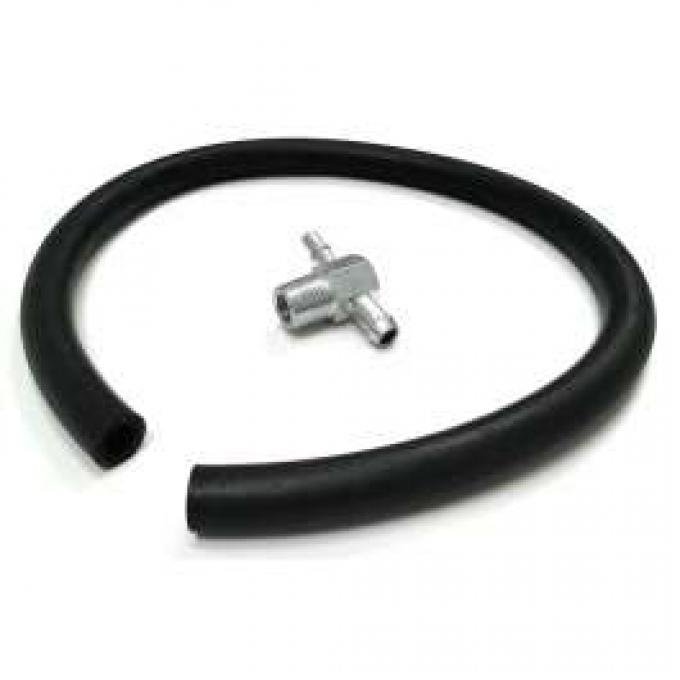 Full Size Chevy Vacuum Hose Kit, Brake Booster, With T Fitting, 1958-1972