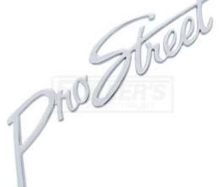 Full Size Chevy Pro Street Script Emblem, Chrome, 1958-1984