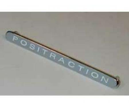 Full Size Chevy Positraction Dash Emblem, 1958