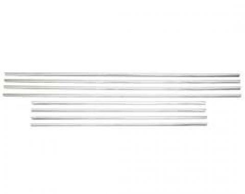 Full Size Chevy Side Molding Set, Doors & Quarters, Impala 2-Door Hardtop & Convertible, 1958