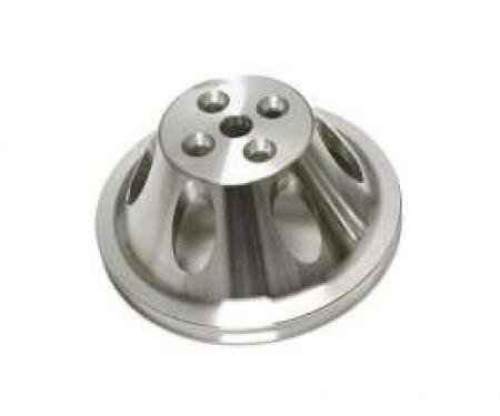 Full Size Chevy Short Water Pump Pulley, Single Groove, Small Block, 1958-1968