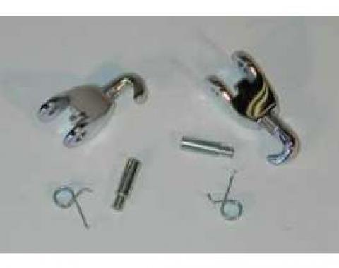 Full Size Chevy Convertible Top Latch Hook & Knuckle Set, 1967-1972