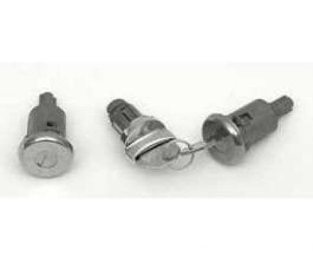 Full Size Chevy Ignition Lock Cylinder & Door Lock Set, With OriginalStyle Keys, 1958, 1961-1964