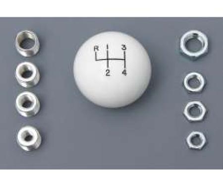 Full Size Chevy 2 Gear Shifter Ball, 4-Speed Pattern, 1958-1963