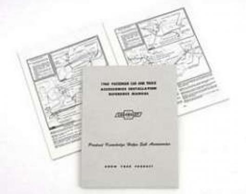 Full Size Chevy Accessory Installation Reference Manual, 1960