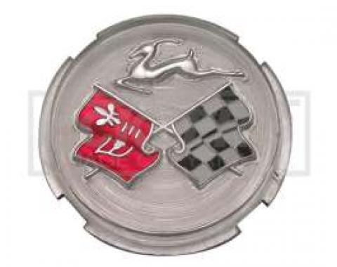 Full Size Chevy Horn Ring Insert Emblem, Impala, 1958-1960