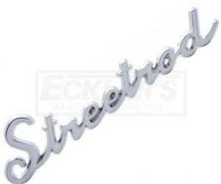Full Size Chevy Streetrod Script Emblem, Chrome, 1958-1984