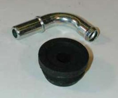 Full Size Chevy Road Draft Tube & Grommet, V8, 1963-1964