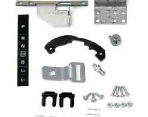 Full Size Chevy Automatic Transmission Shifter Conversion Kit, Powerglide To TH700R4, 1964