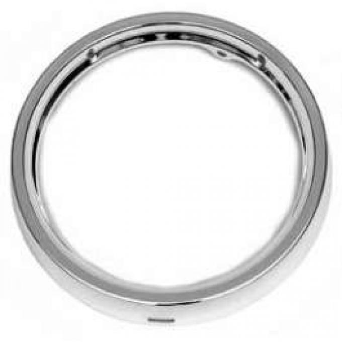 Full Size Chevy Headlight Trim Ring Bezel Set, 1964