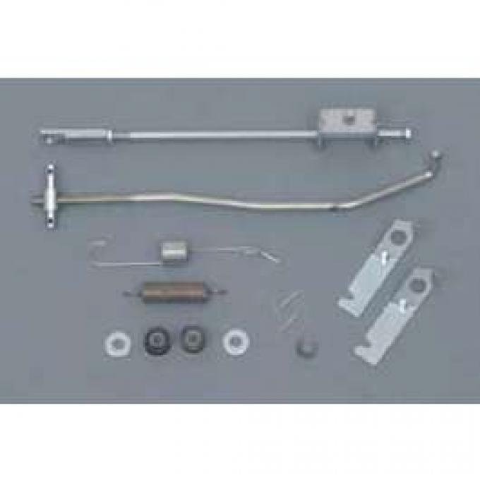 Full Size Chevy 2 x 4-Barrel Carburetors Linkage Kit, 409ci, 1961-1964