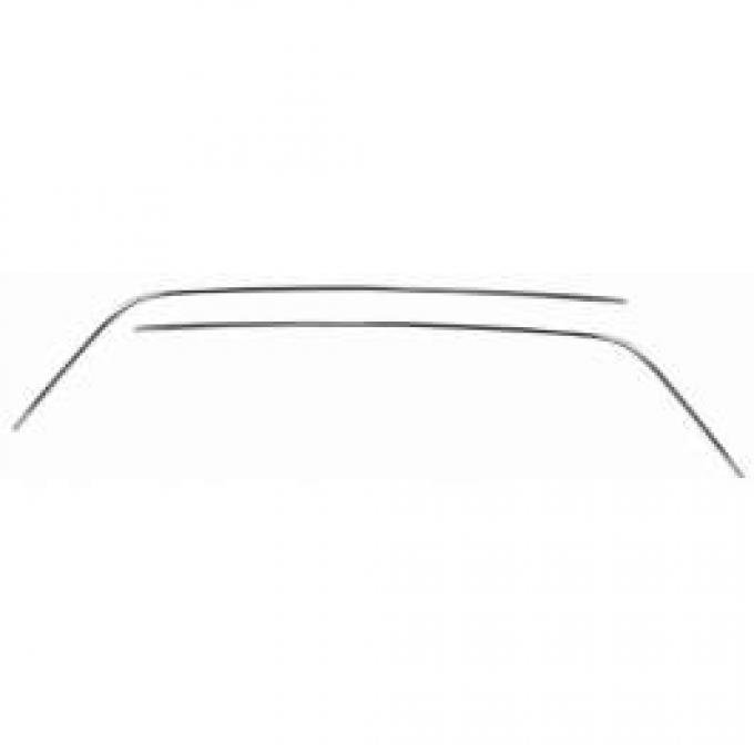 Full Size Chevy Drip Rail Moldings, Impala & Impala SS 2-Door Hardtop, 1962-1964