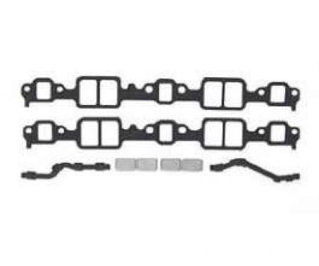 Full Size Chevy Intake Manifold Gasket Set, With Block Off-Plate, V8,1958-1964