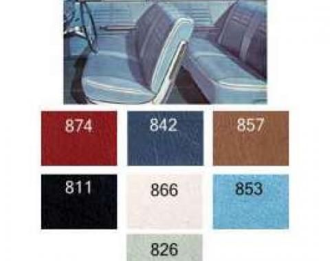 Full Size Chevy Seat Cover Set, 6-Passenger, Impala Wagon, 1964