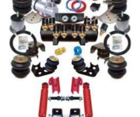 Full Size Chevy Air Ride Suspension Kit, Complete, 1965-1970