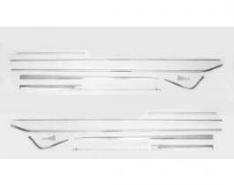 Full Size Chevy Side Molding Kit, Complete, 2-Door Hardtop & Convertible, Impala, 1961