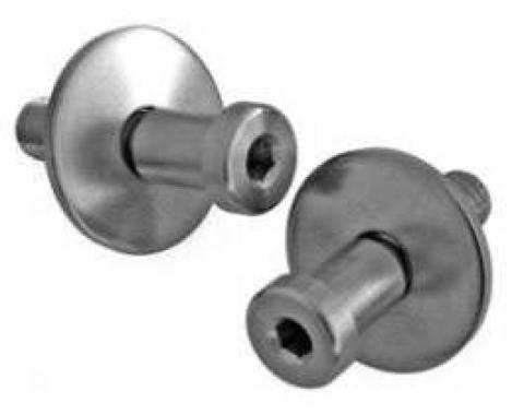 Full Size Chevy Striker Pins, Door, Stainless Steel, 1965-1970