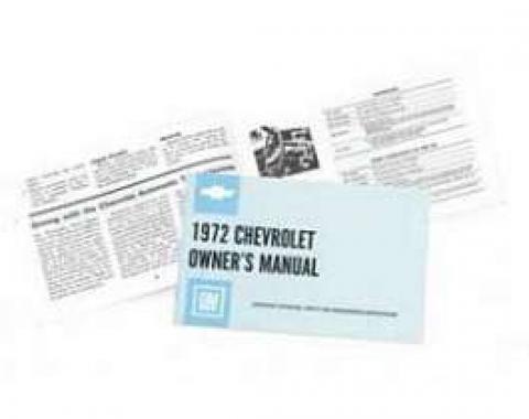 Full Size Chevy Owner's Manual, 1972