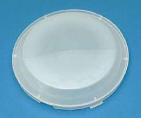 Full Size Chevy Dome Light Lens, White Replacement 1958-1962