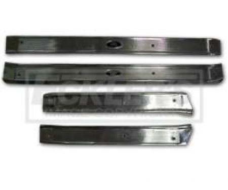 Full Size Chevy Door Sill Plates, 4-Door, 1965-1970