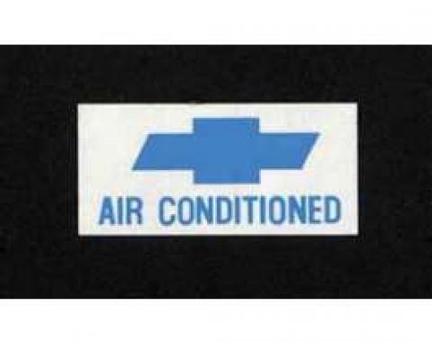 Full Size Chevy Air Conditioned Window Decal, 1966-1967