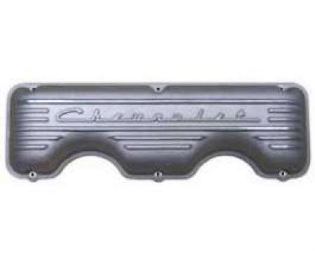 Full Size Chevy Valve Covers, 348ci & 409ci, With Cast Finish, 1958-1965