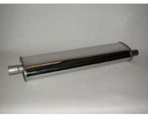 Full Size Chevy Muffler, Stainless Steel, 29, 1958-1964